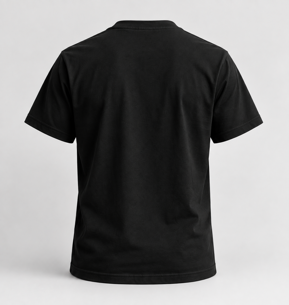 hello. tee: Black/ White