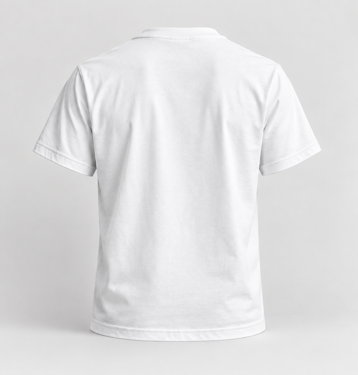 hello. tee: White/ Black
